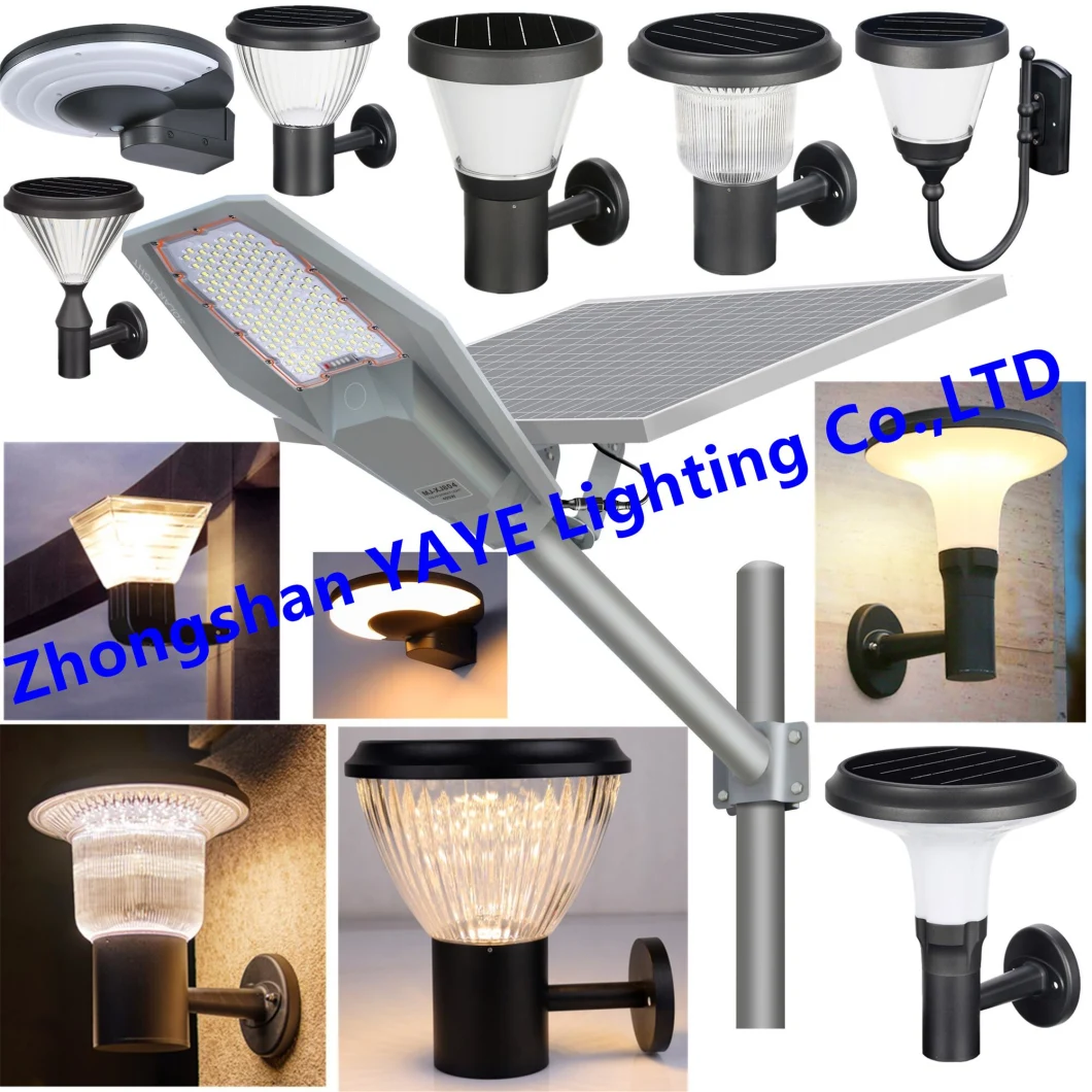 China Solar Manufacturer Aluminum 2000/1000/800/600/500W/400/300/200/100W LED Sensor IP66 Street Outdoor All in One Camera ABS COB Wall Flood Garden Road Light